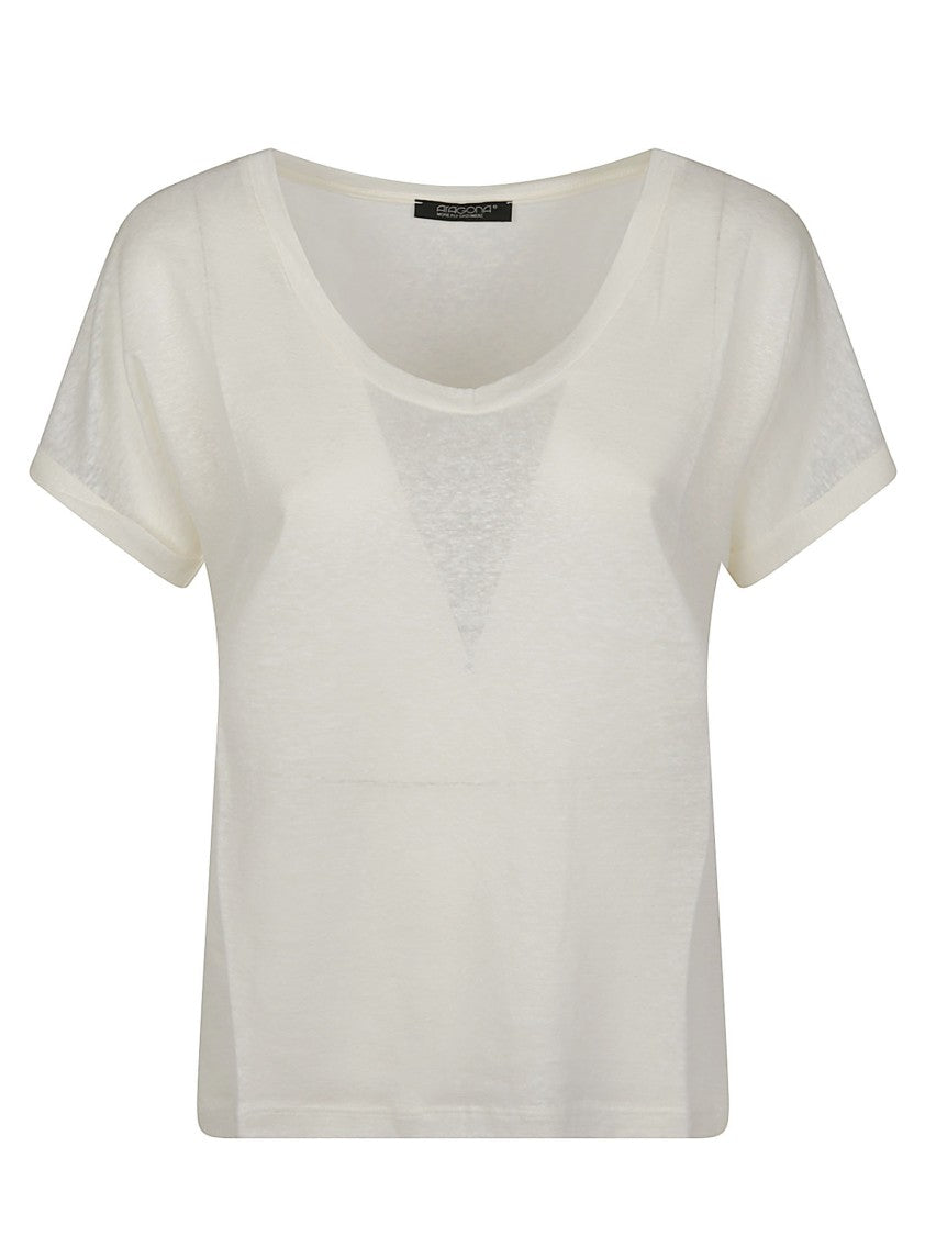 Aragona Short Sleeve Premium Linen T-Shirt