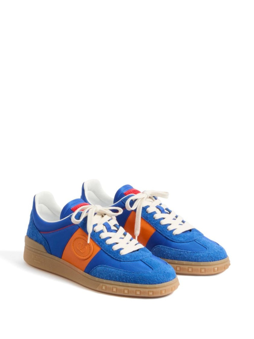Valentino Garavani Color-Blocked Sneakers With Rockstud Detailing