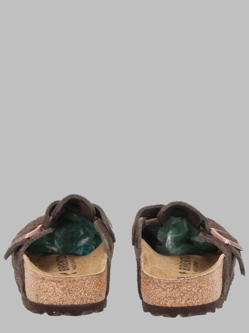 Birkenstock Brown Classic Cork Footbed Leather Sandals
