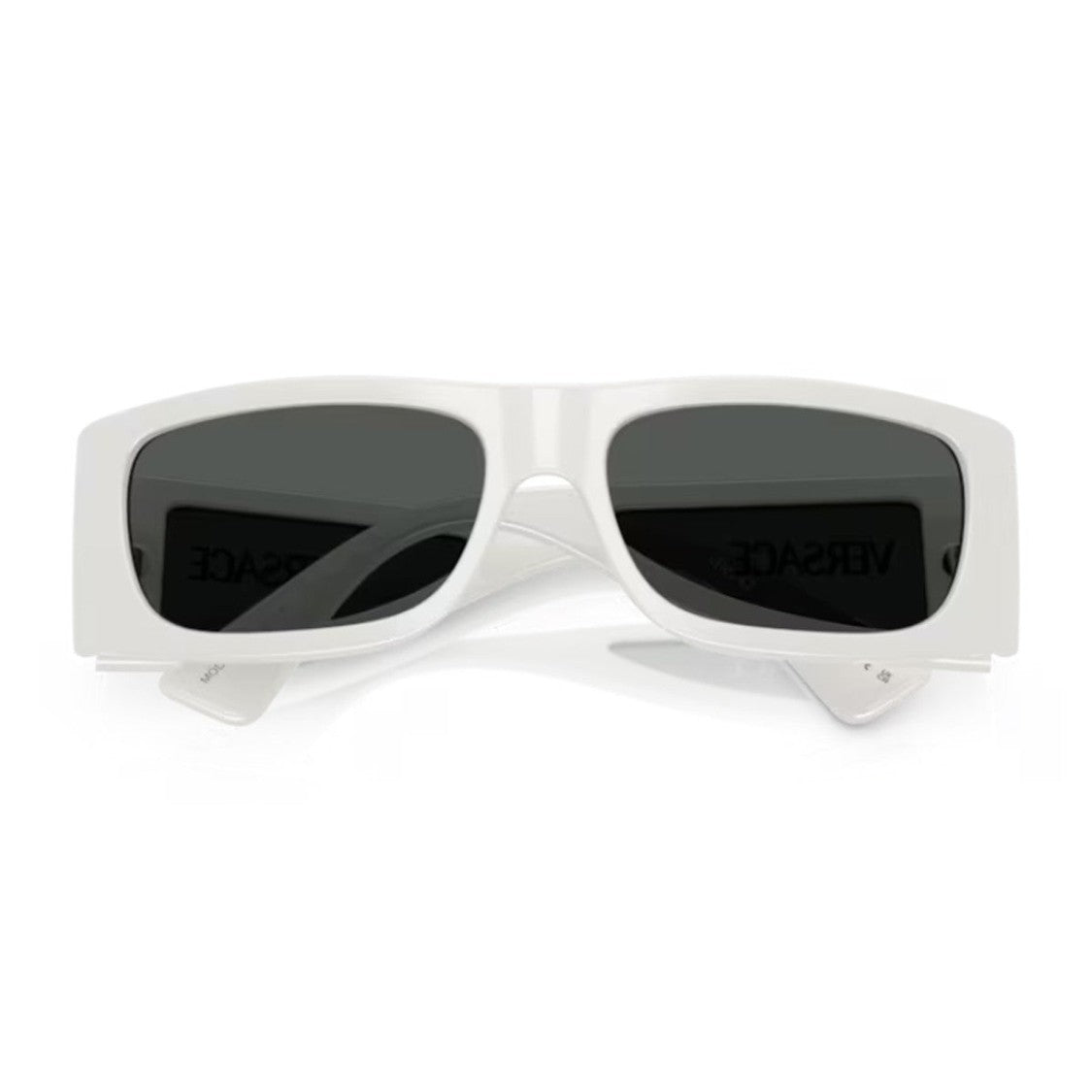 Versace White 0Ve4482 Lens Logo Injected Rectangular Sunglasses
