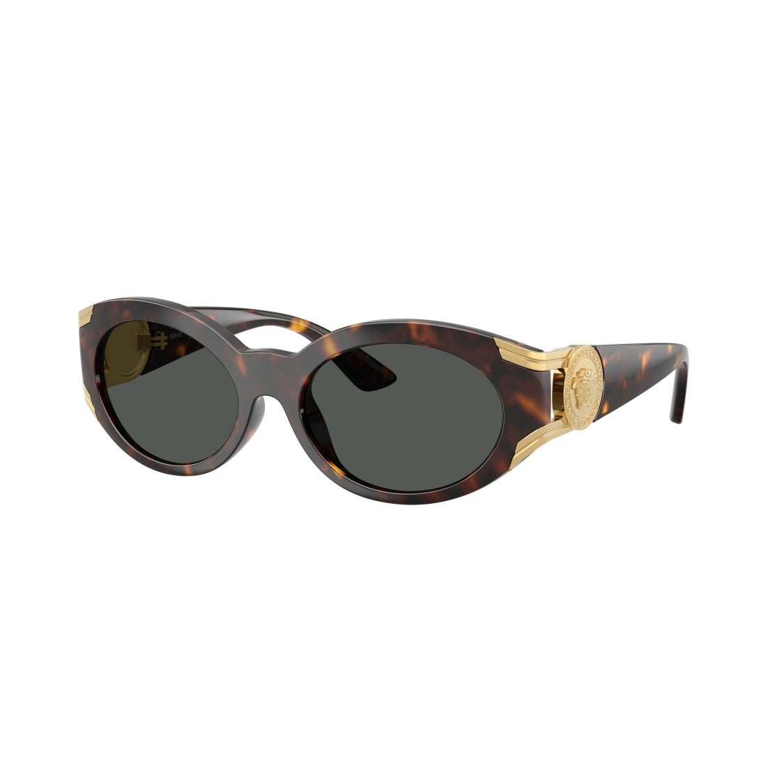 Versace 0Ve4503u Oval Tortoiseshell Sunglasses