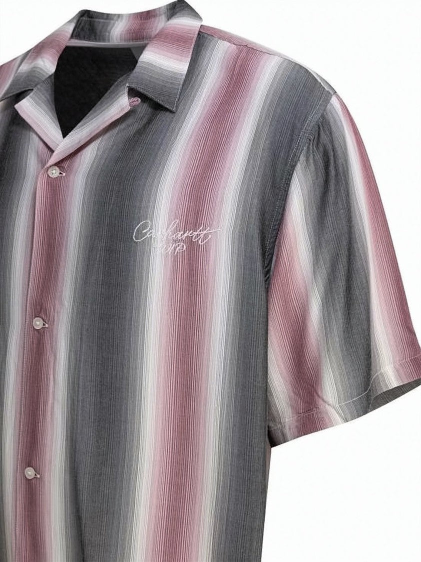 Carhartt Wip Relaxed Fit Striped Short-Sleeve Shirt