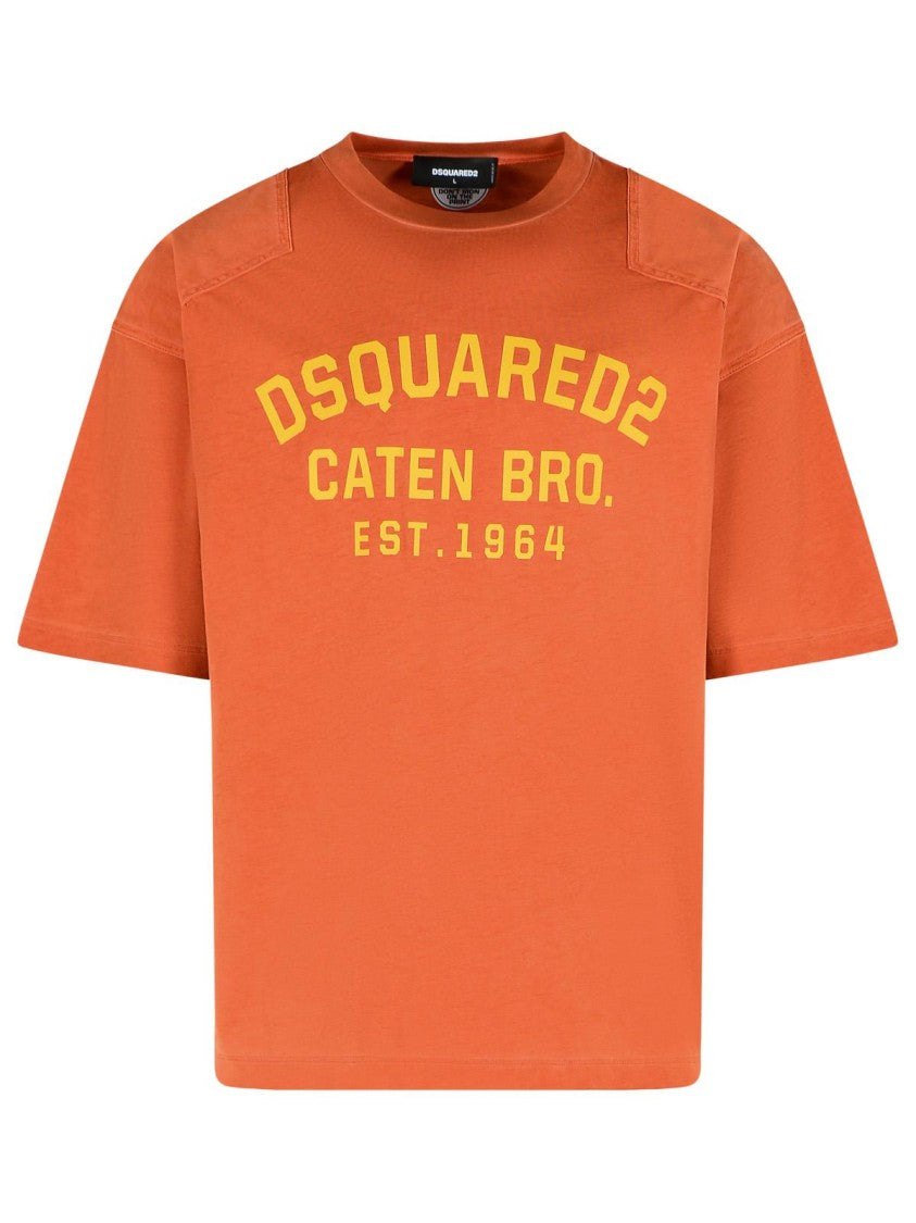 Dsquared2 Brick Cotton T-Shirt