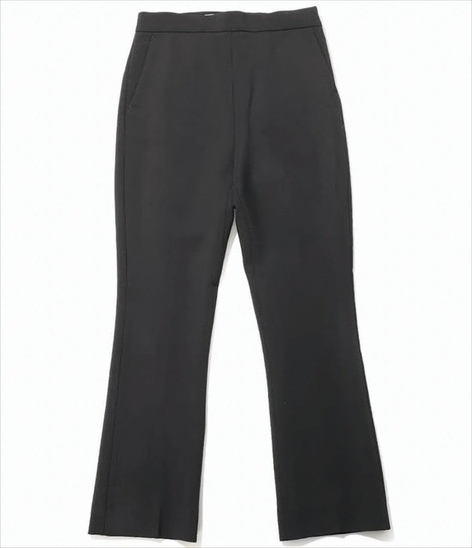 Max Mara Flared Tailored Pants With Fitted Waistband In Wool Blend