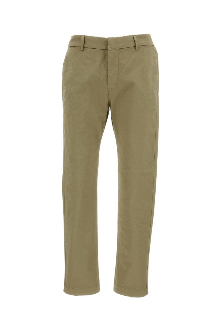 Barena Beige Stretch Cotton Twill Semi-Jogger Trousers
