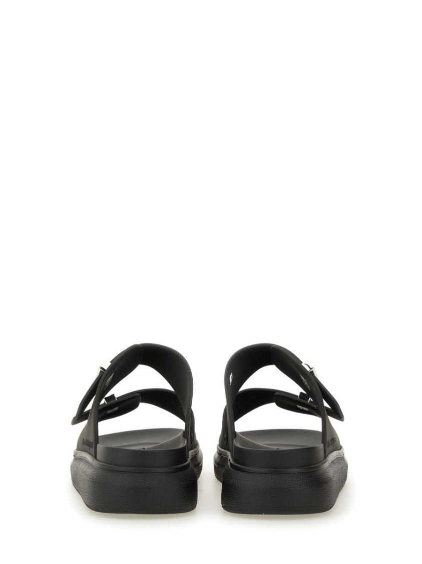 Alexander Mcqueen Hybrid Double Buckle Slide Tpu Sandals