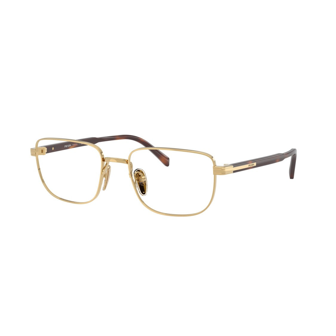 Prada 0Pr B51v Rectangular Aluminum Eyeglasses
