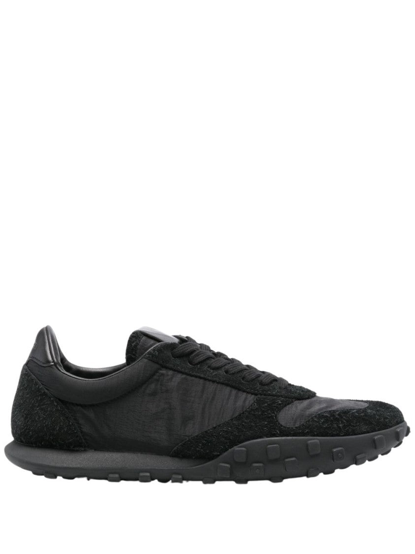 Jil Sander Textured Black Sneakers