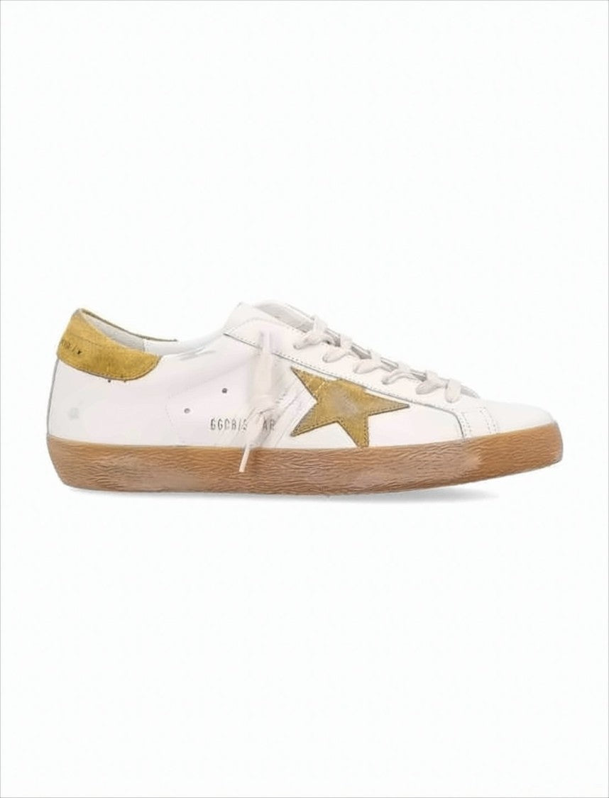 Golden Goose Low-Top White Leather Sneakers