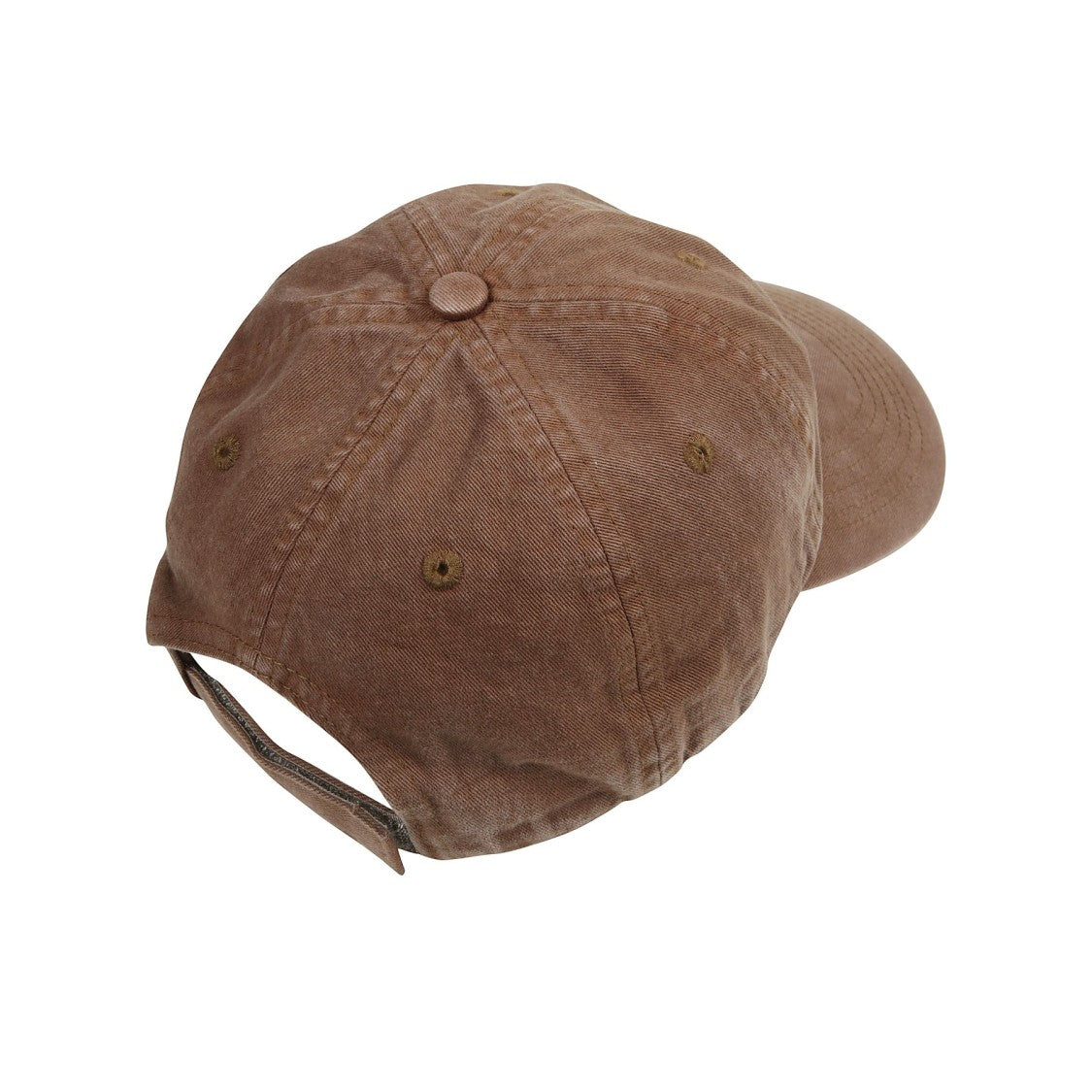 Entire Studios Brown Vintage-Inspired Cotton Cap With Adjustable Fit