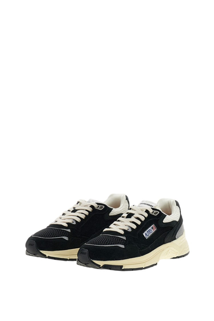Autry Black Hyperway Mesh Suede Sneakers
