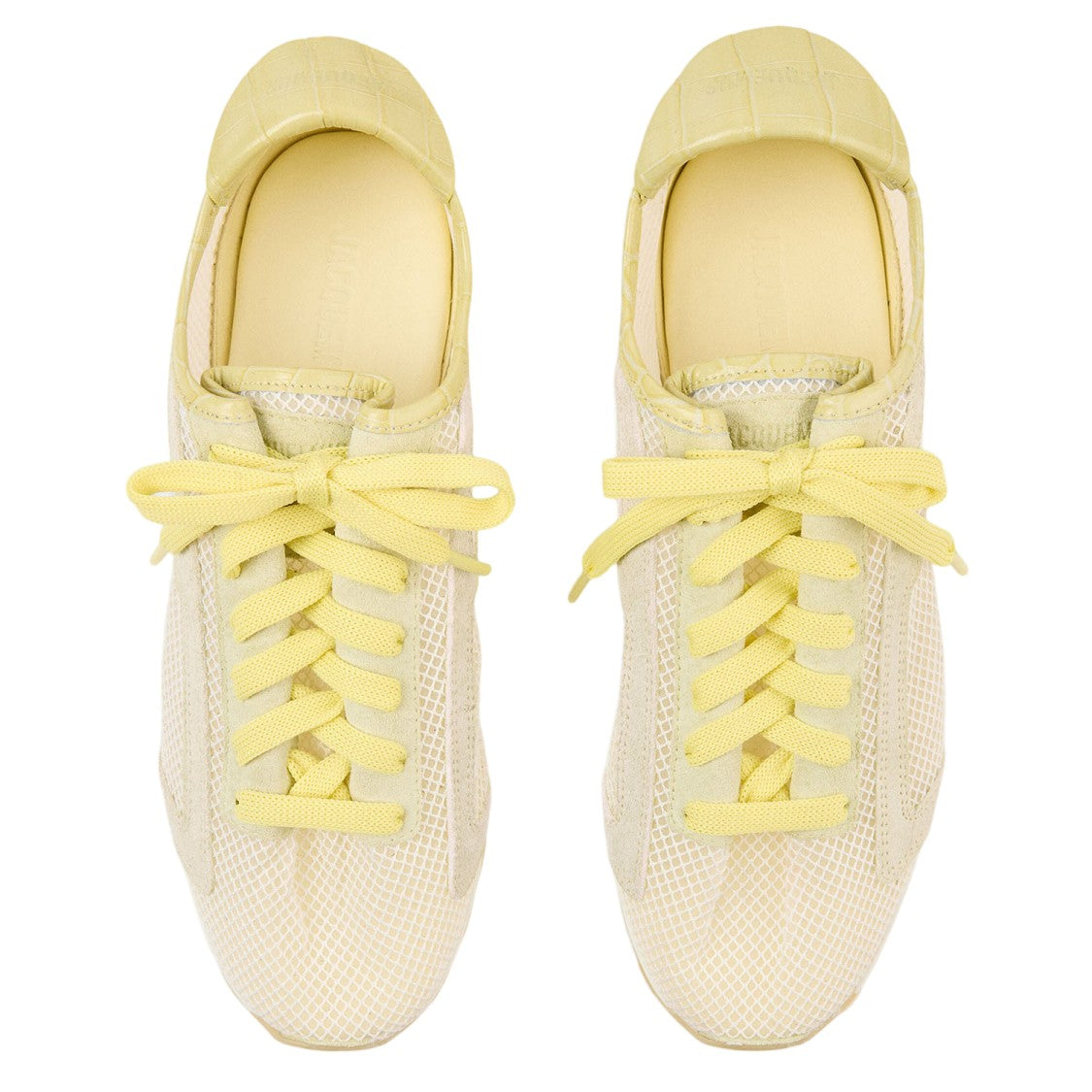 Jacquemus Mesh And Leather Sneakers