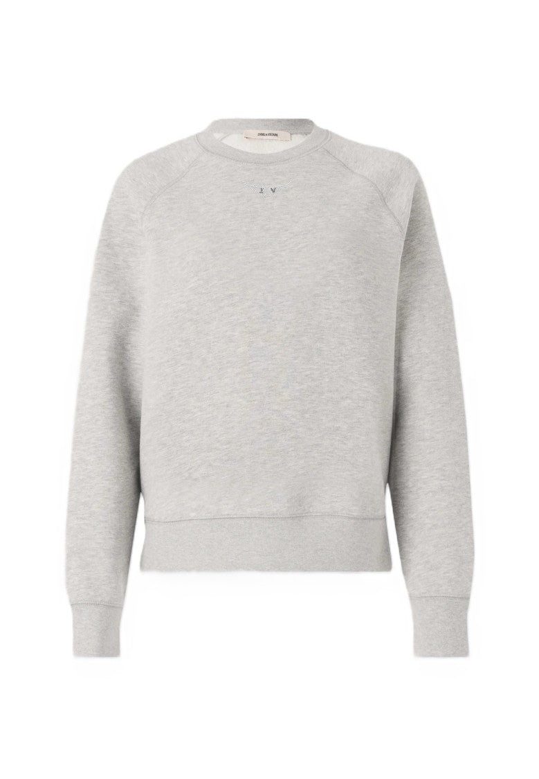 Zadig & Voltaire Upper Pmo Wings Strass Sweatshirt