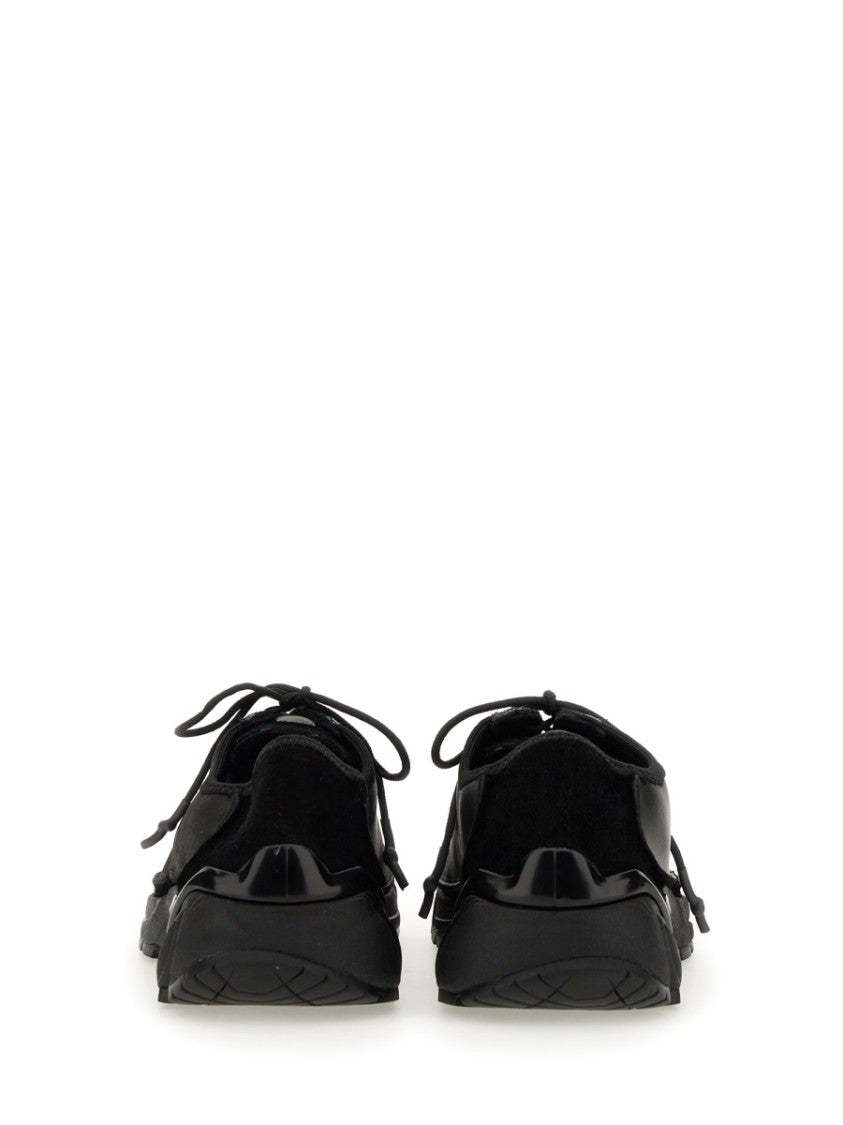 Our Legacy Black Klove Low-Profile Leather Sneakers