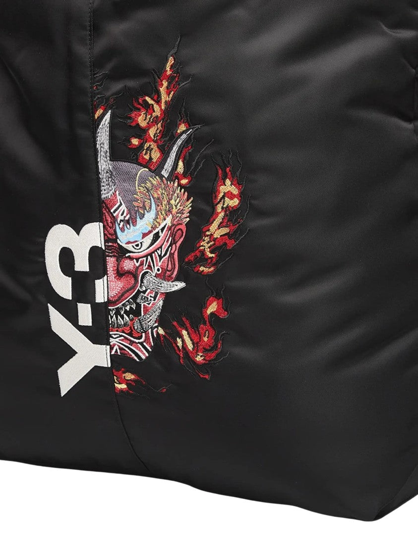 Y-3 Y-3 Yaksha Black Demon Graphic Tote Bag