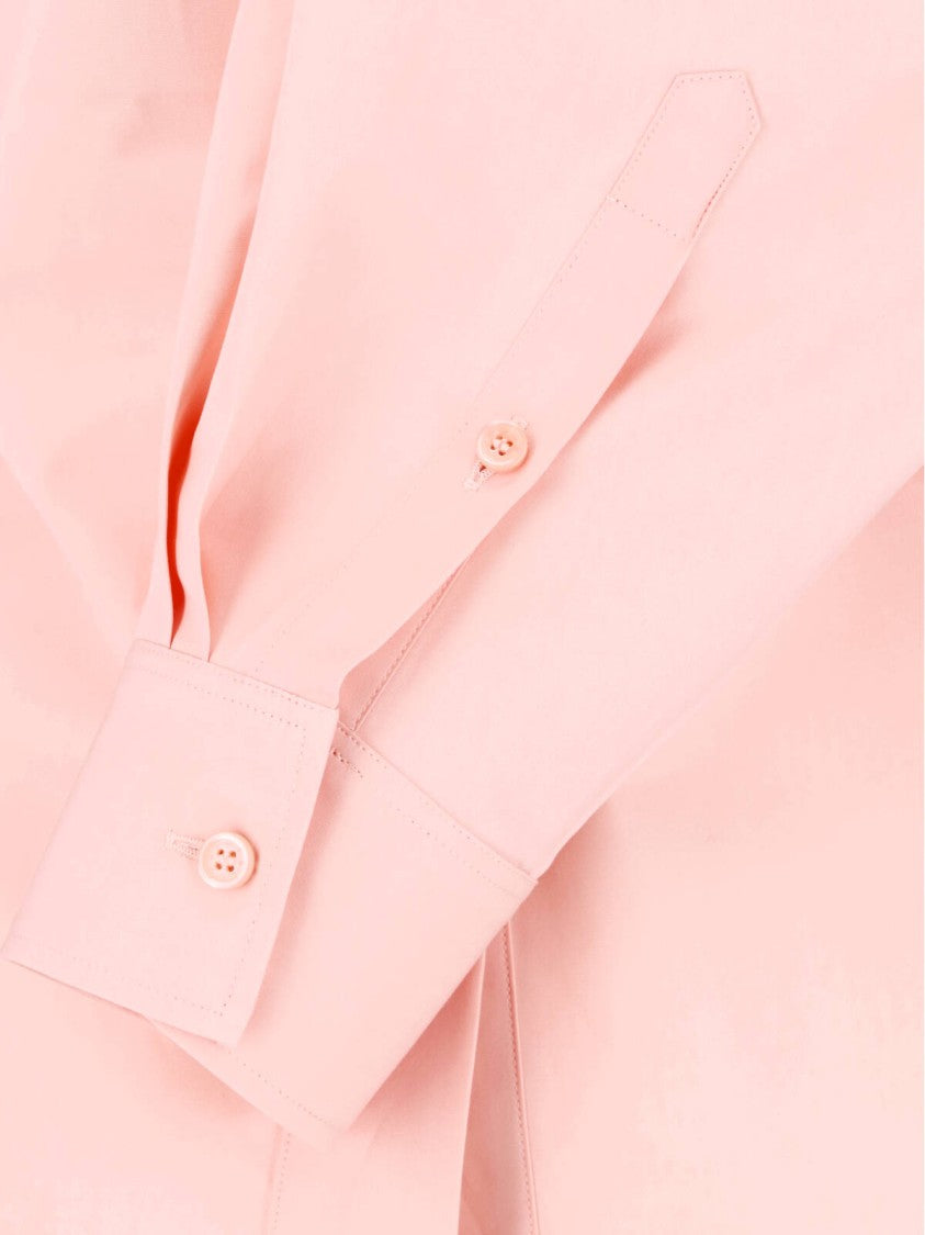Givenchy Structured Pink Shirt With Puff Sleeves