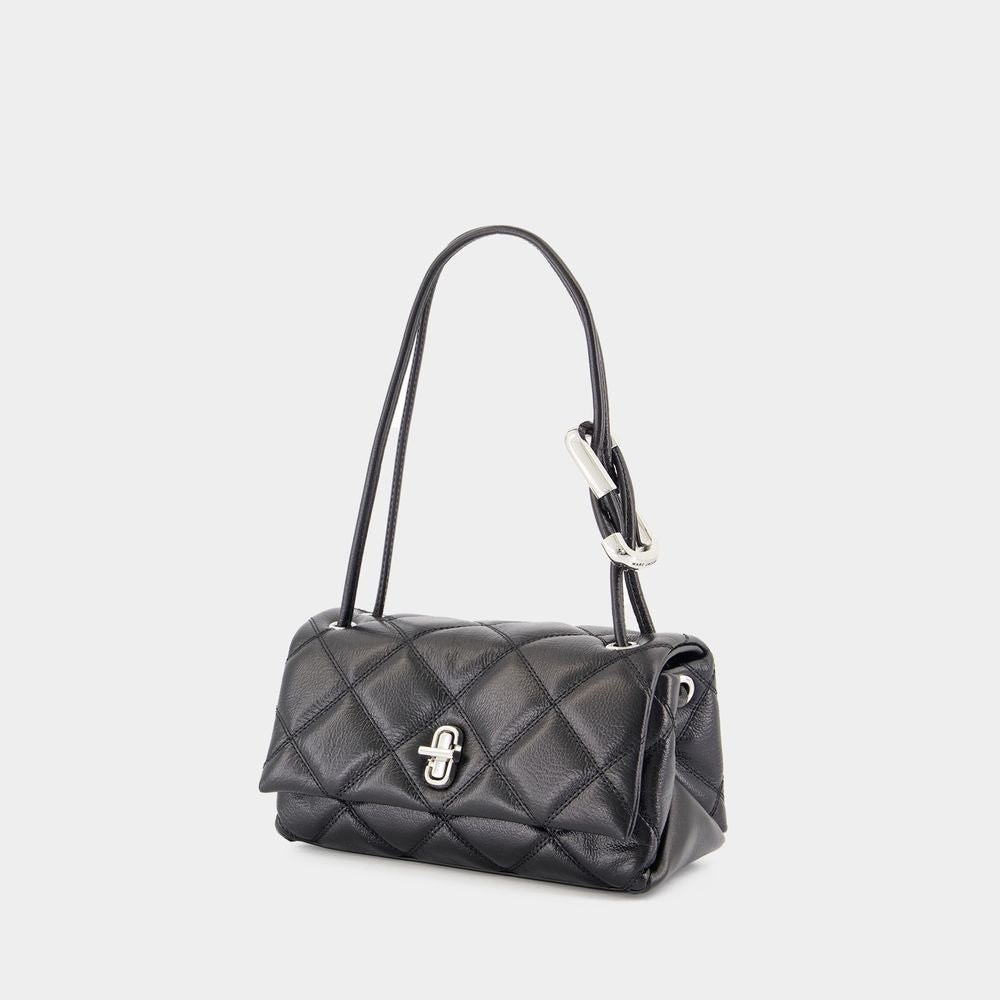 Marc Jacobs The Mini Dual Chain Shoulder Bag - Leather - Black