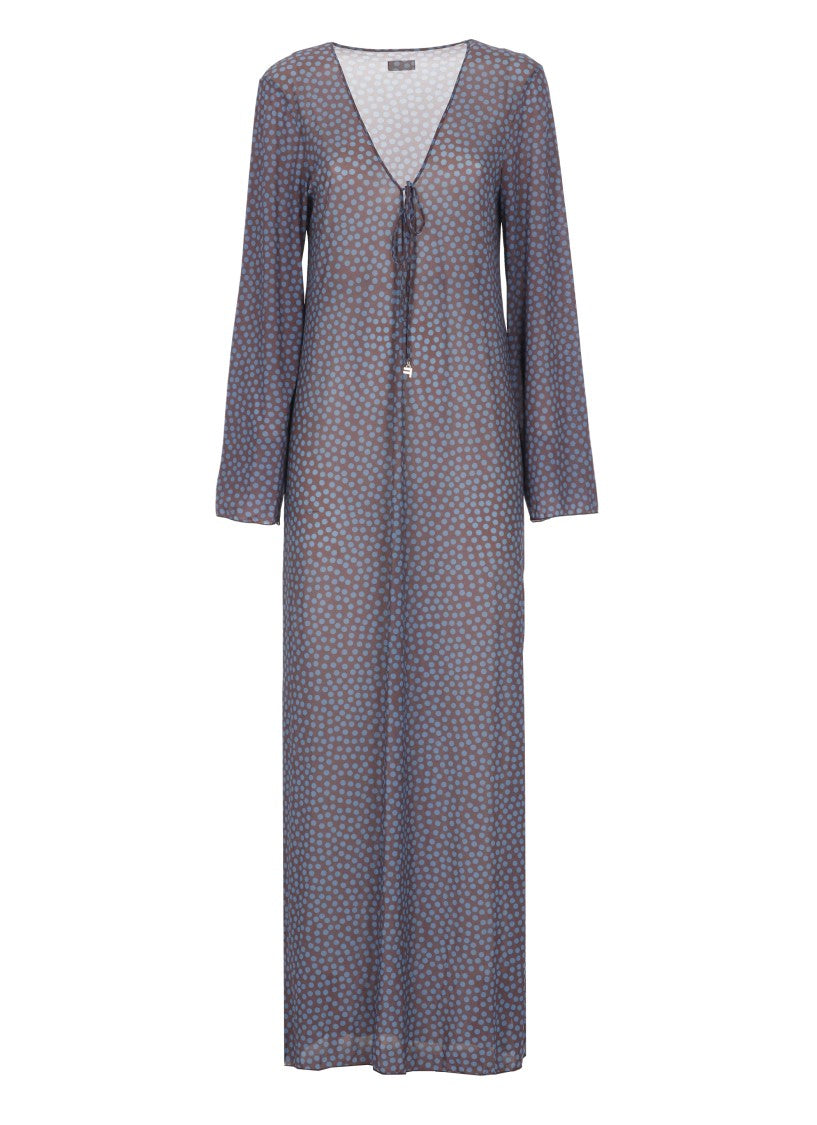 Fisico Maxi Dress With V-Neck