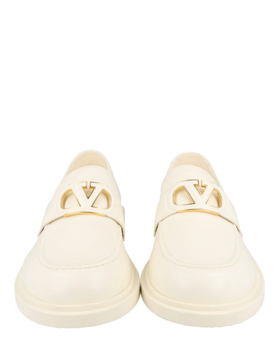 Valentino Vlogo Signature Leather Loafers
