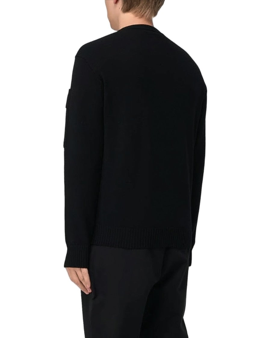 C.P. Company Crew Neck Sweater With Textured Knit