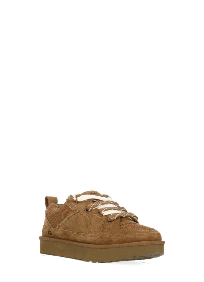 Ugg Brown Lo Lowmel Canvas Sneakers