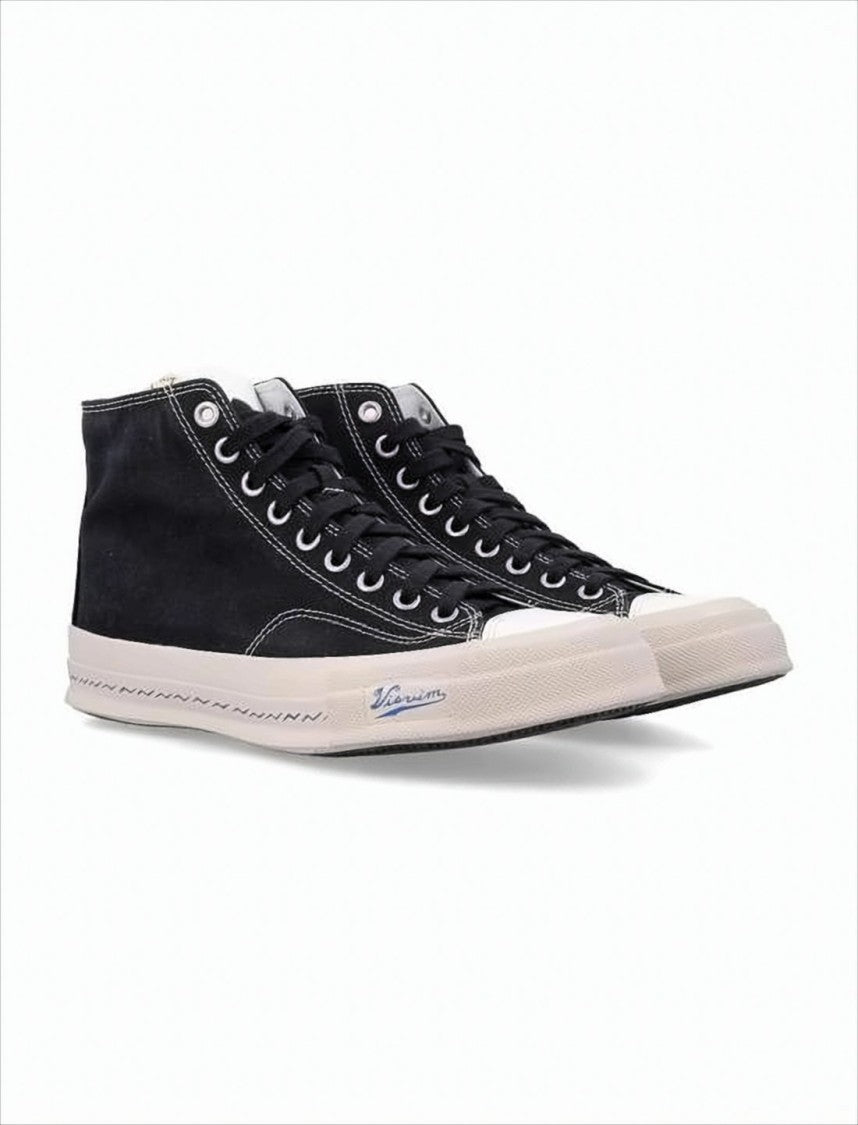 Visvim High-Top Sneakers With Contrast Stitching And Signature Logo