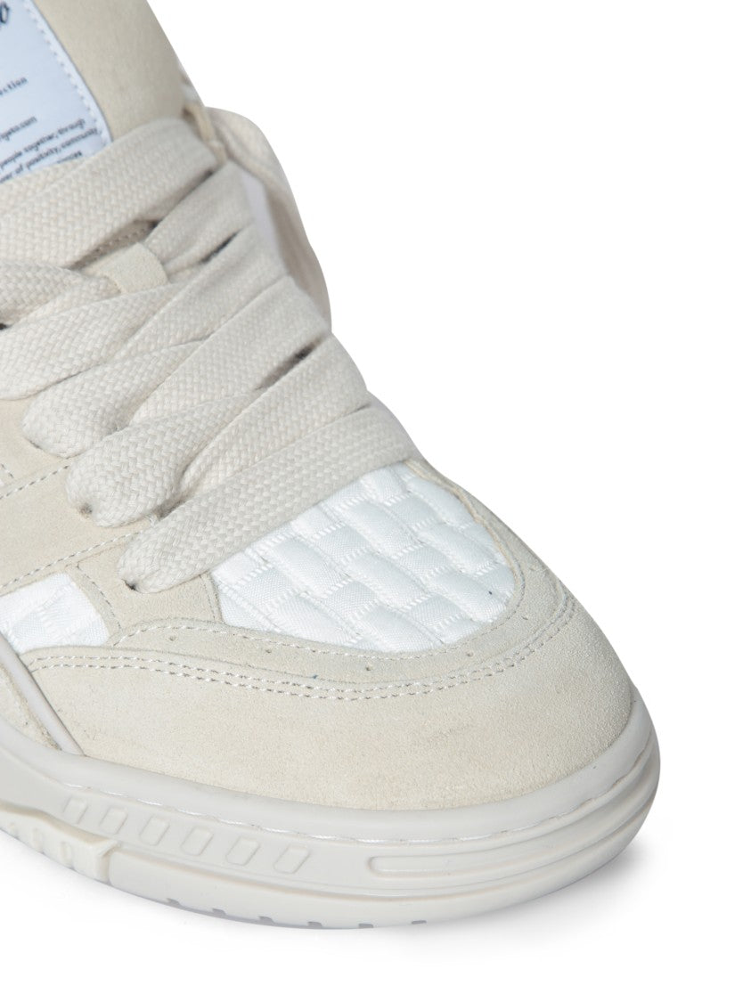 Axel Arigato Suede And Leather White Sneakers