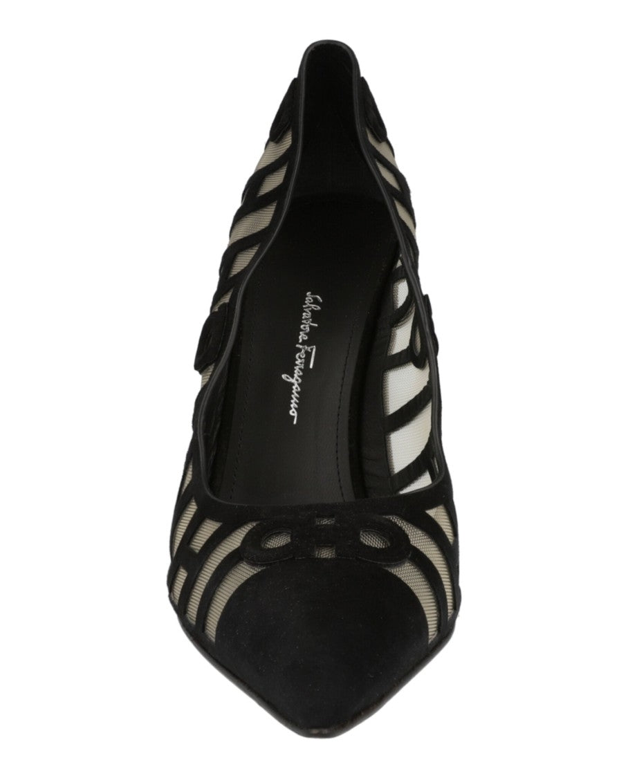 Ferragamo Florise X5 Suede Pumps