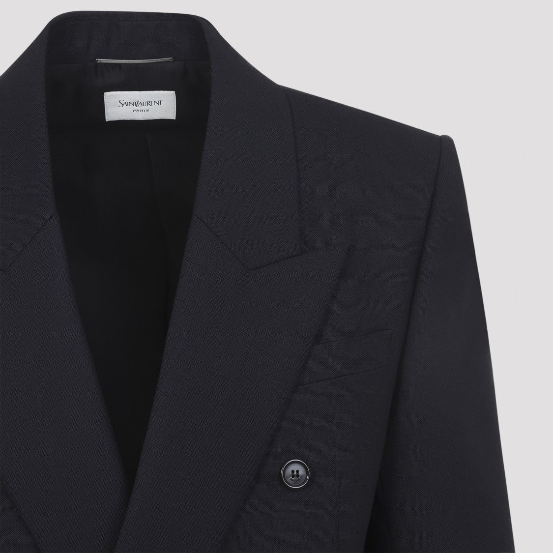 Saint Laurent Blue Wool Jacket