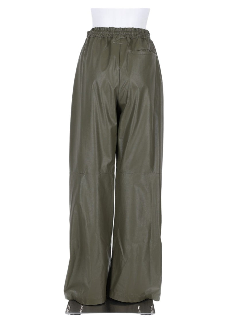 Mm6 By Maison Margiela Wide-Leg Trousers Crafted From Eco-Friendly Materials