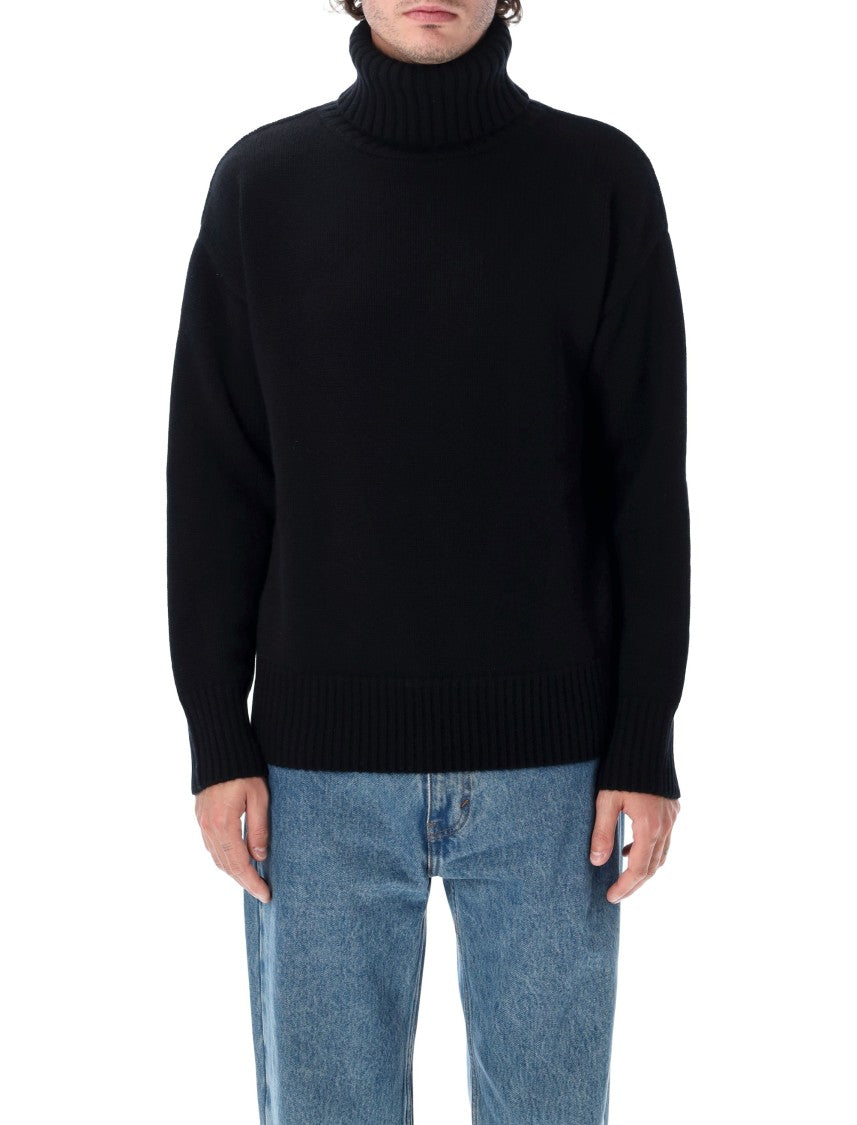 Extreme Cashmere Extra High Neck Oversized Knit Sweater