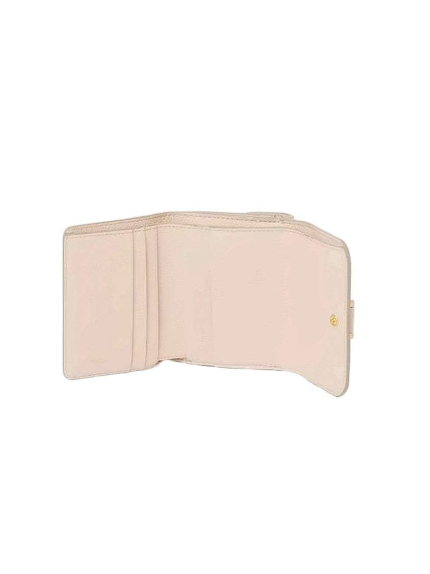 Chloé Compact Lambskin Leather Wallet With Gold-Tone Logo