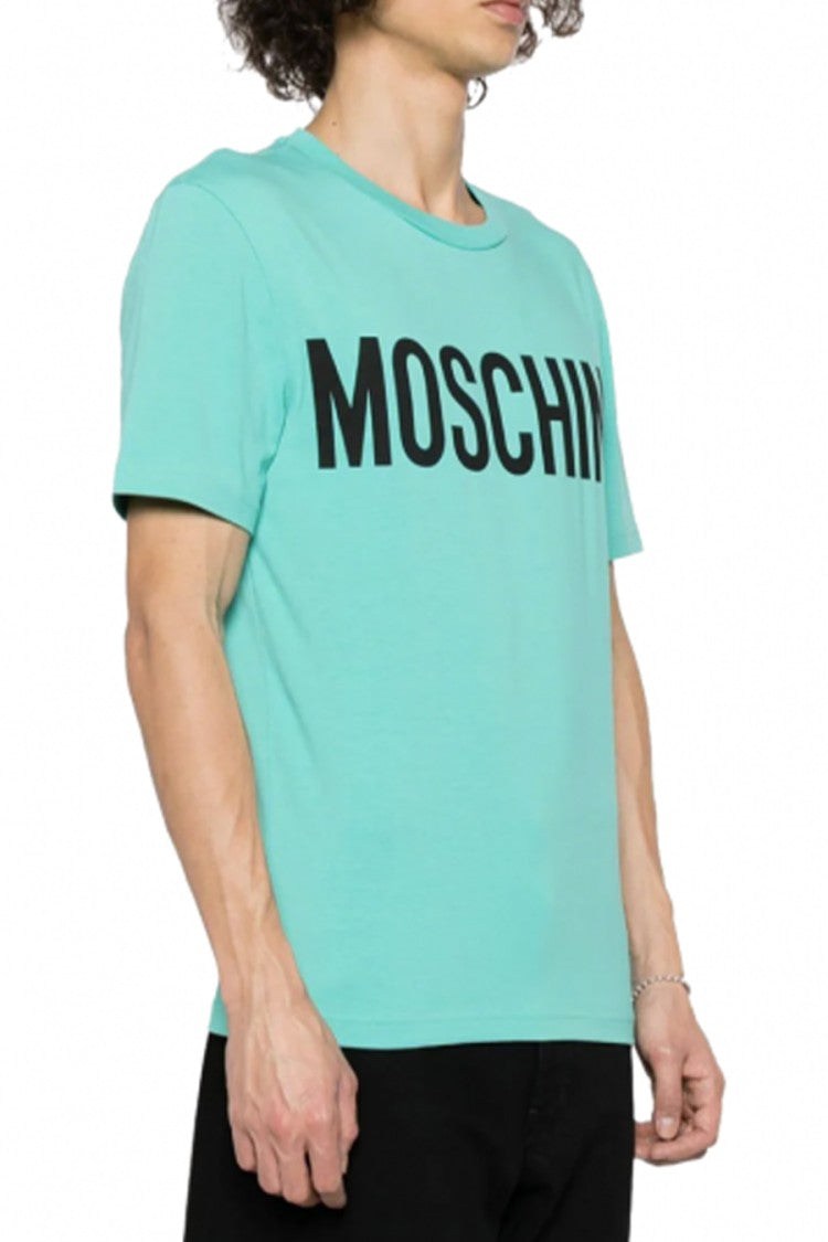 Moschino Moschino Cotton T-Shirt With Bold Logo Print And Fit
