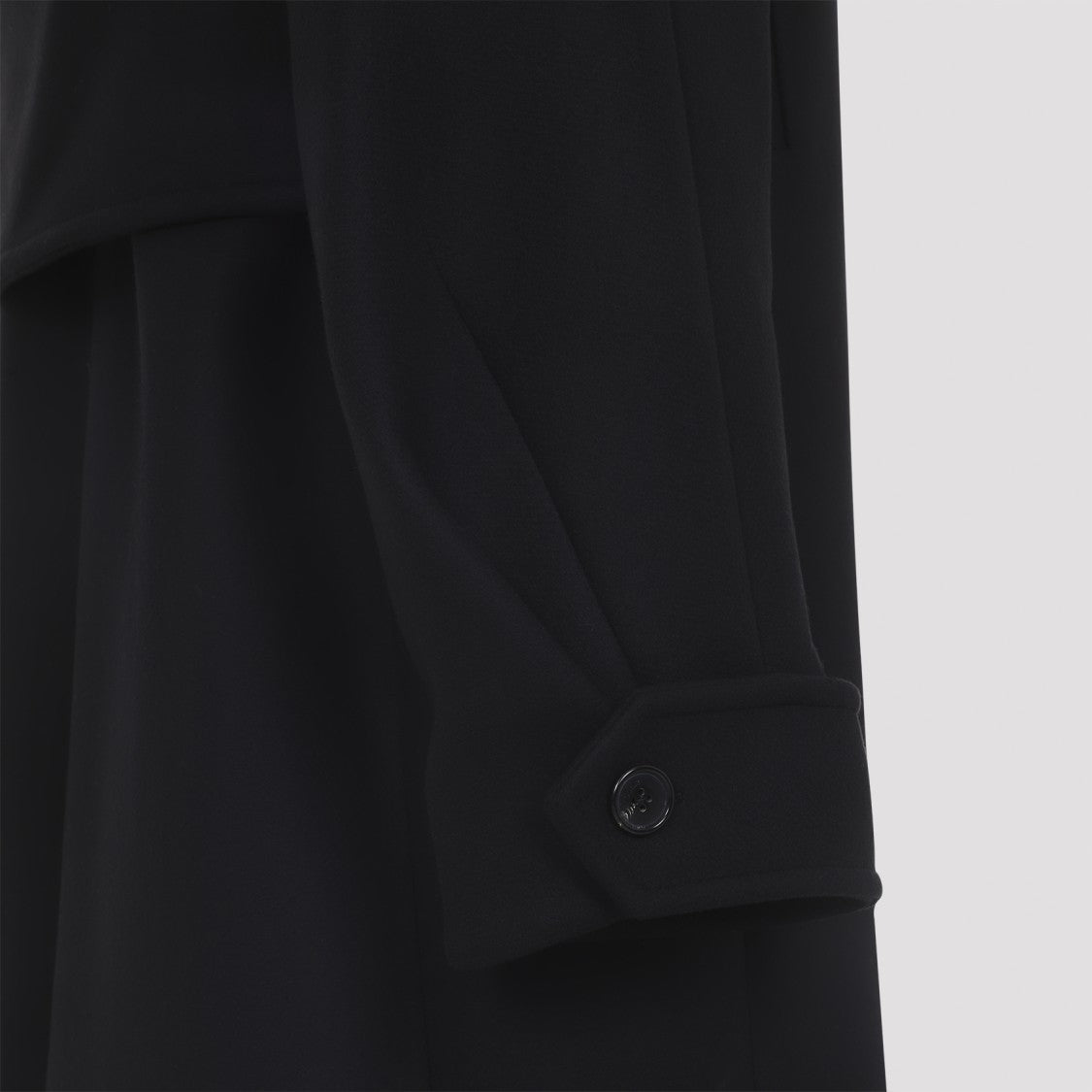 Khaite Donna Black Wool Coat