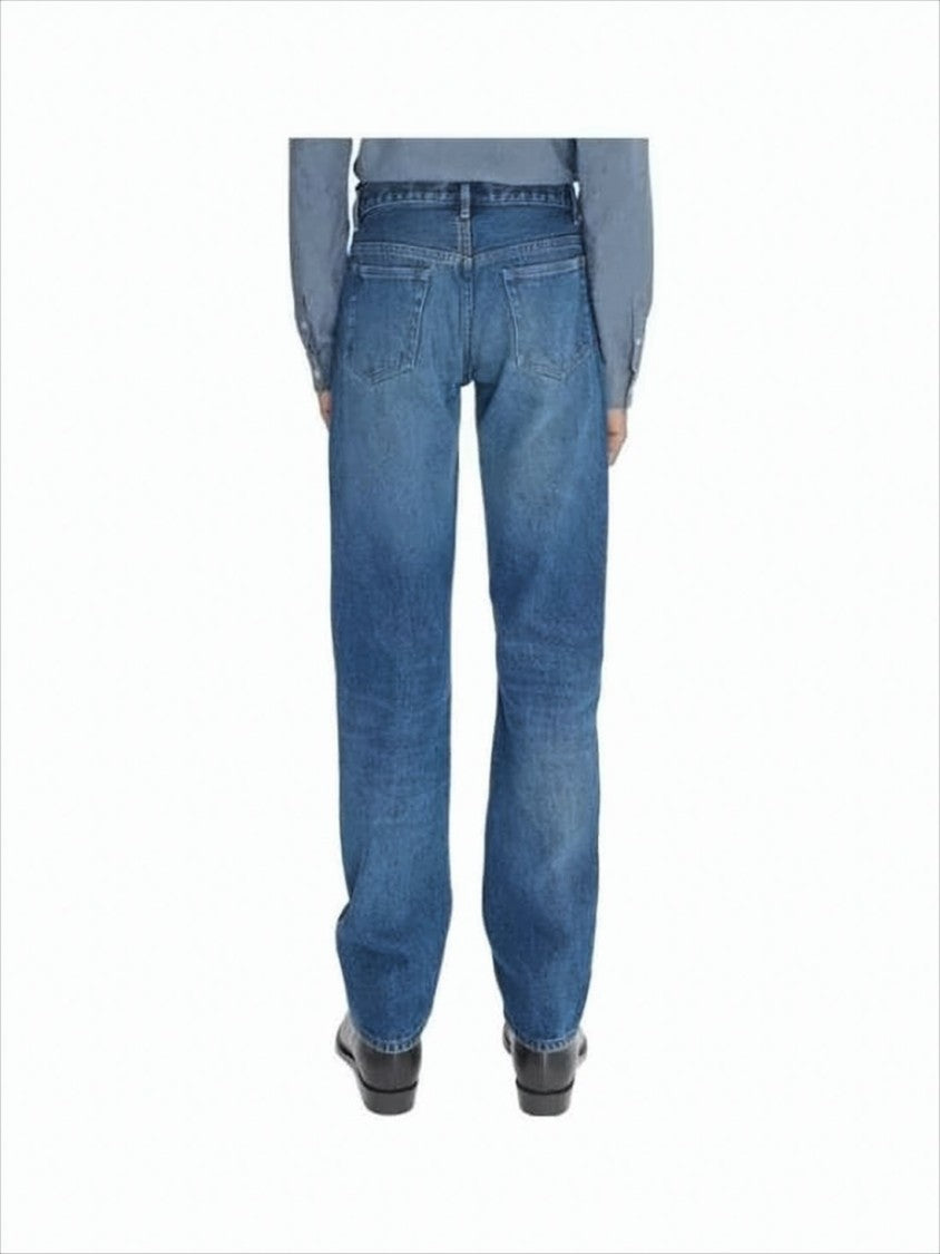 A.P.C. Straight-Leg Denim Pants With Subtle Fading