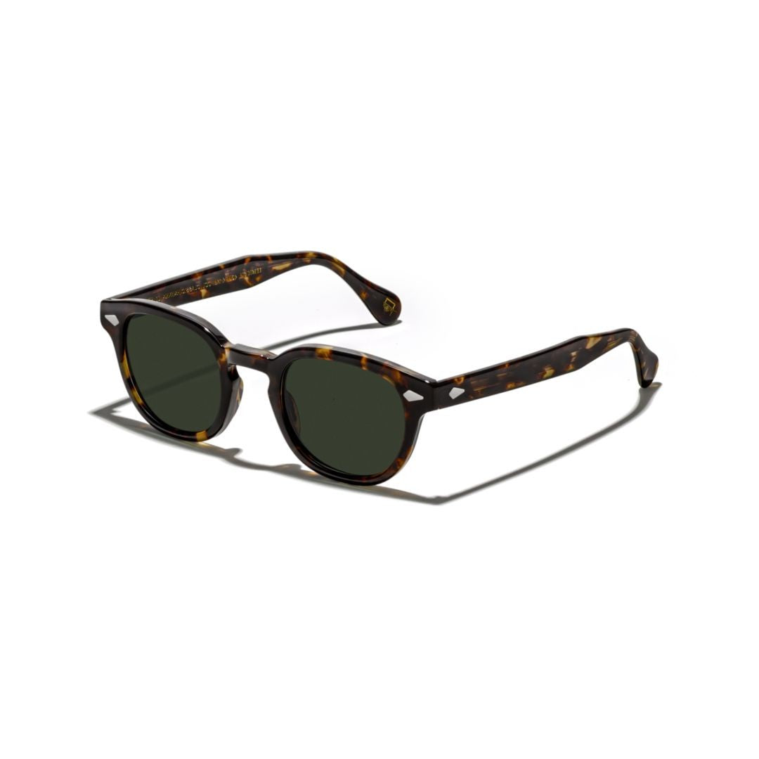 Moscot Or-Lem-S Lemtosh Sun Classic Round Frame Tortoiseshell Acetate Sunglasses
