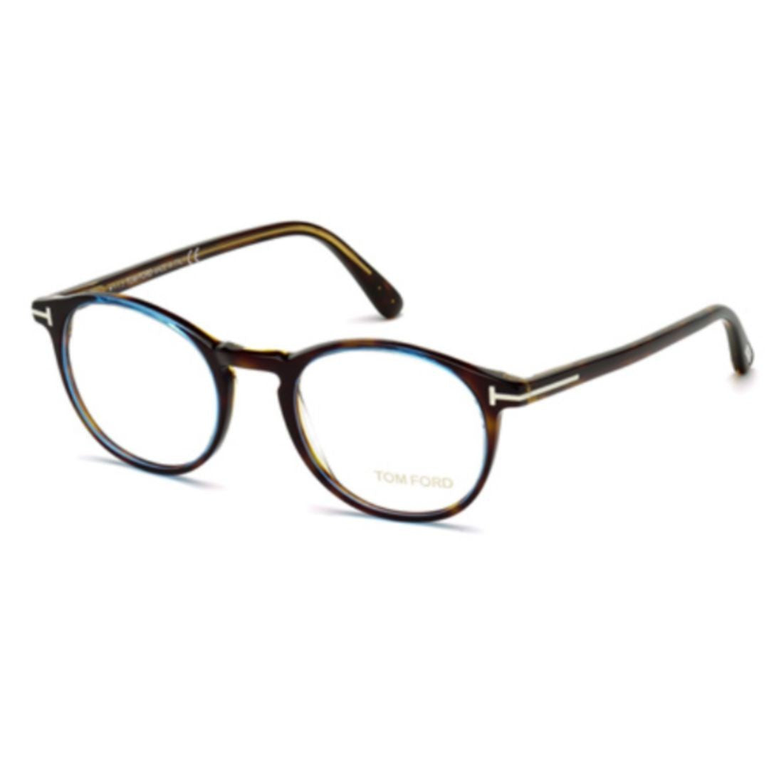 Tom Ford Ft5294 Classic Round Tortoiseshell Acetate Eyeglasses