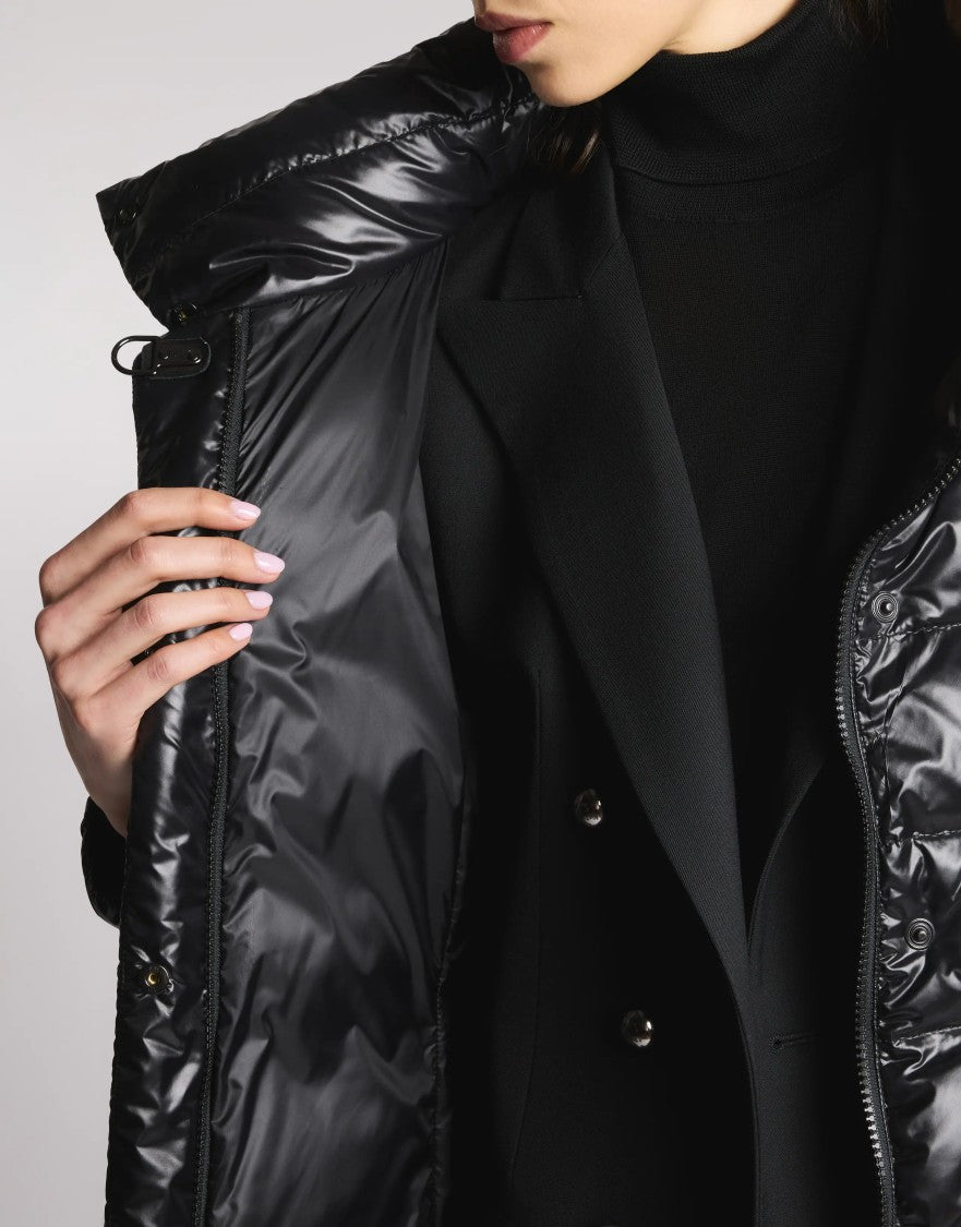 Fay Contemporary Down Coat With Crater Collar