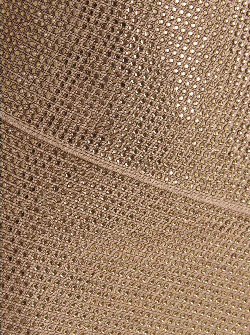 Andreâdamo Sequin One Shoulder Dress