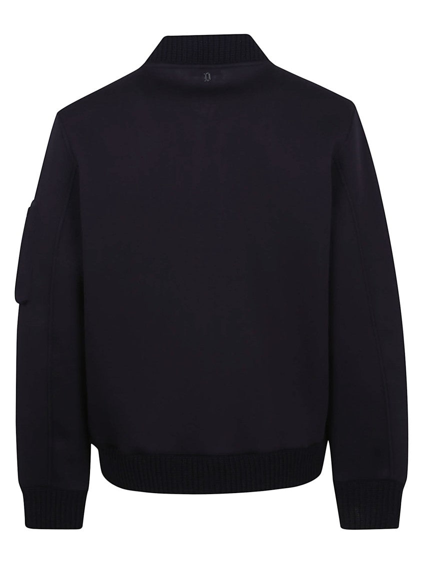 Dondup Regular Fit Zip-Closure Bomber Jacket