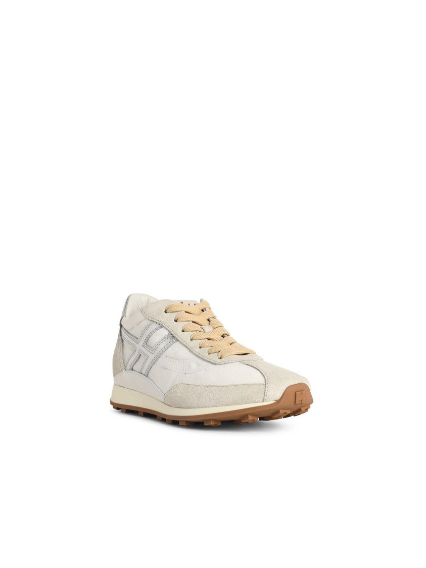 Hogan 'H699' White Leather Blend Sneakers