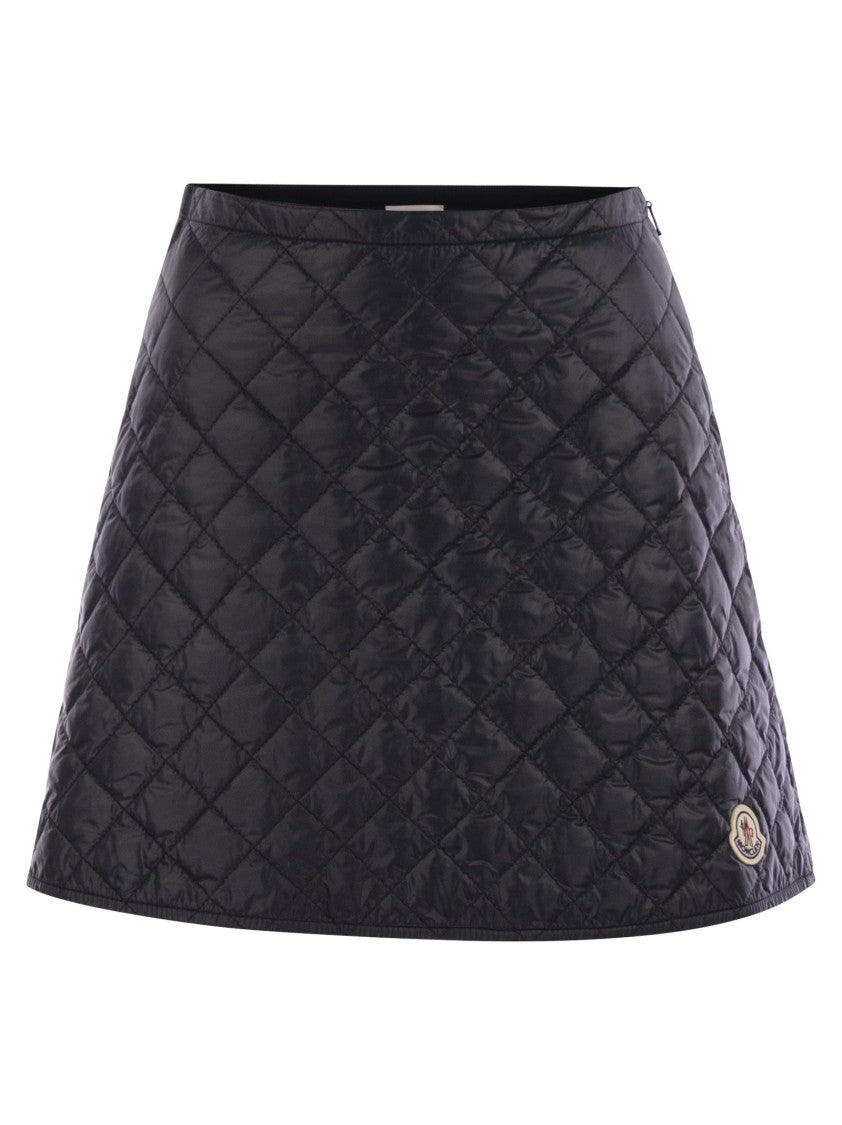 Moncler Diamond Quilted Miniskirt