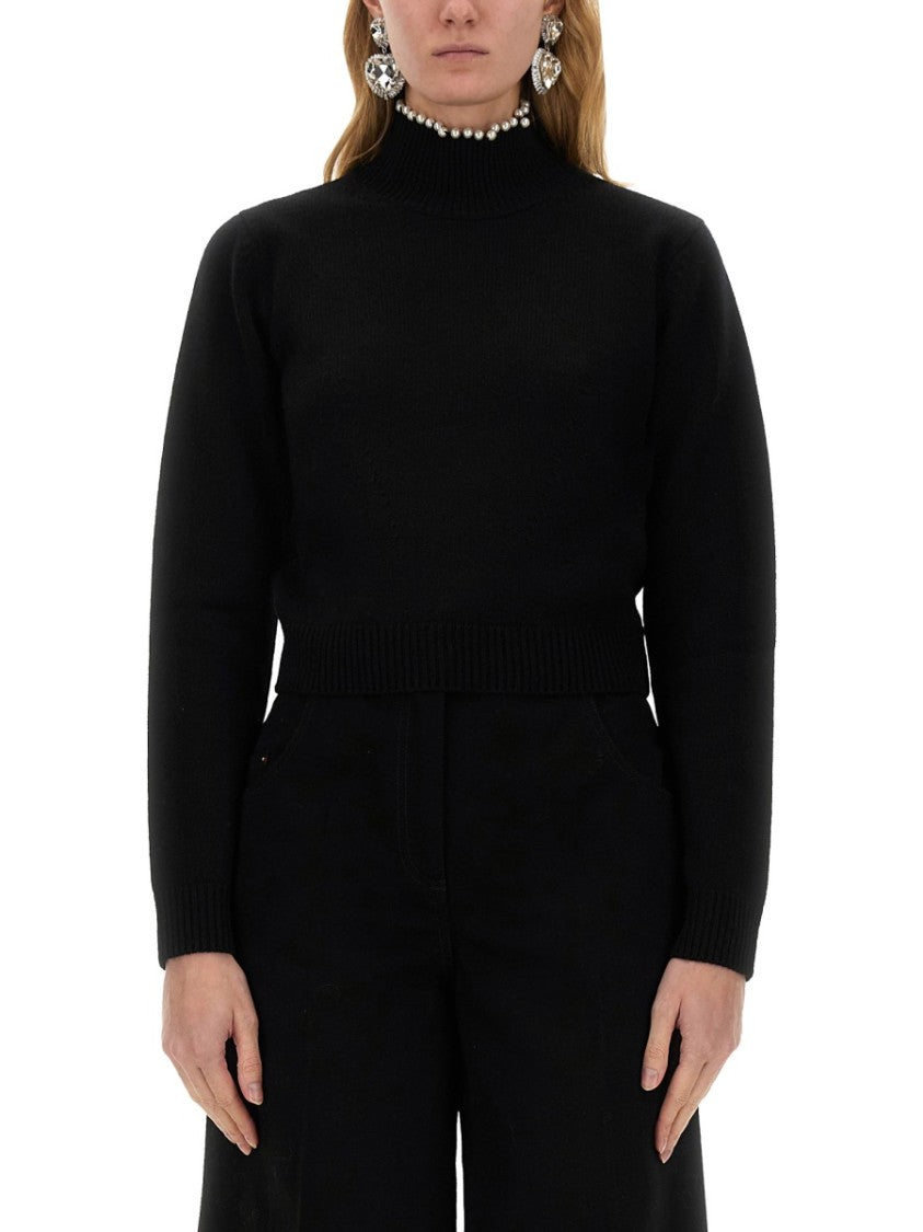 Nina Ricci Cropped Turtleneck Shirt