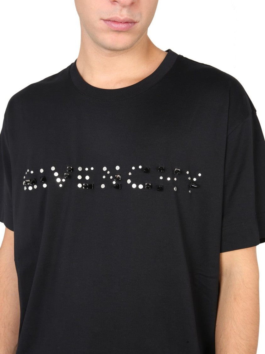 Givenchy Black T-Shirt With Bold Logo