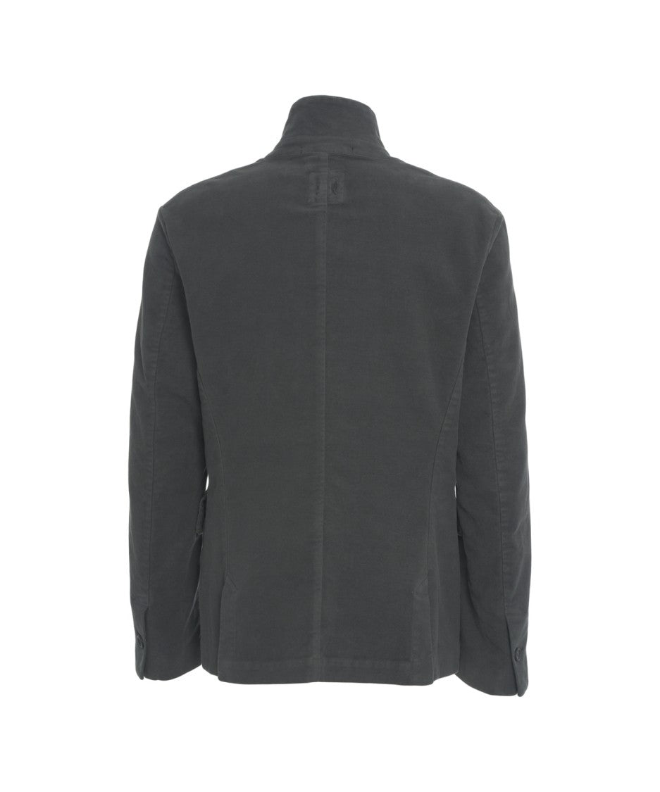 Hannes Roether Blazer With High Collar And Multi-Button Closures