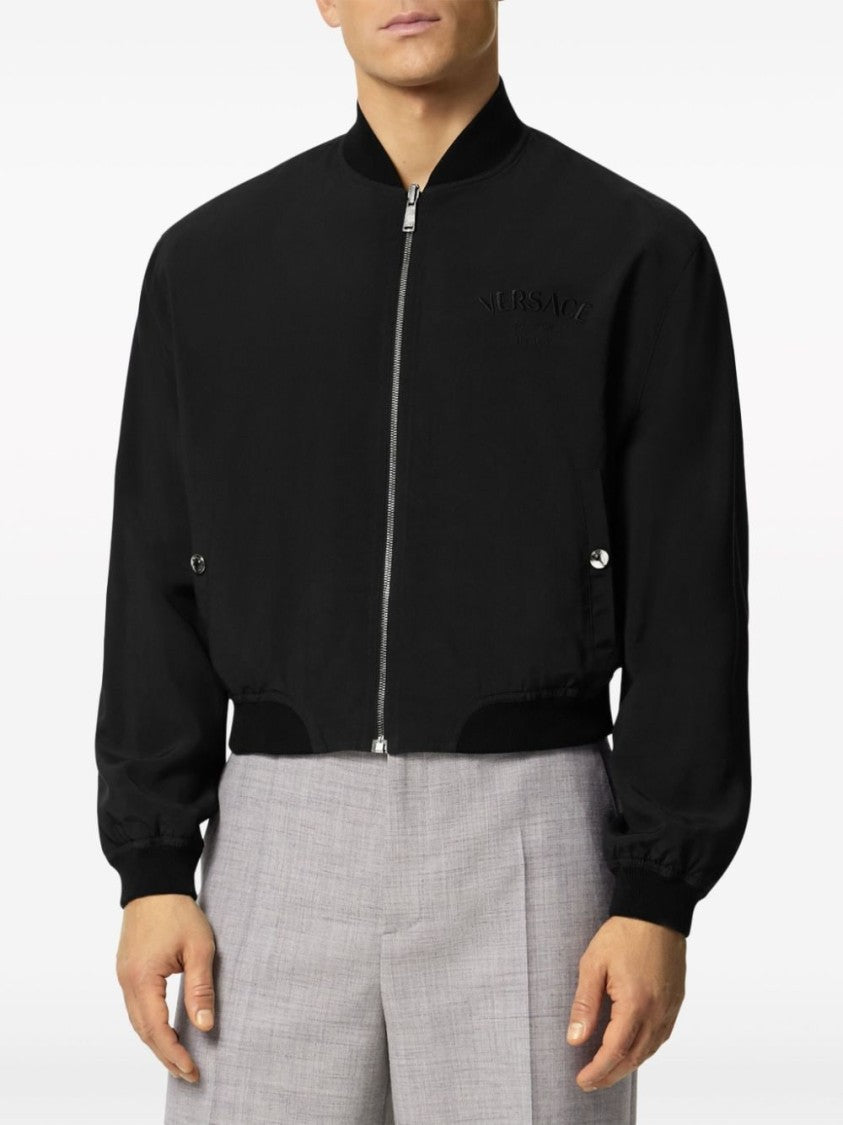 Versace Cropped Reversible Jacket