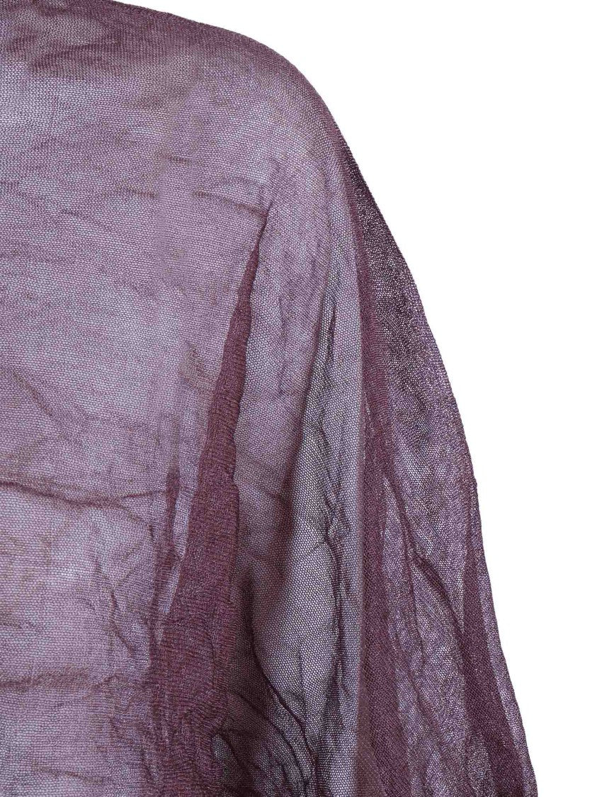Antonelli Firenze Neutrals Silk-Blend Cropped Top