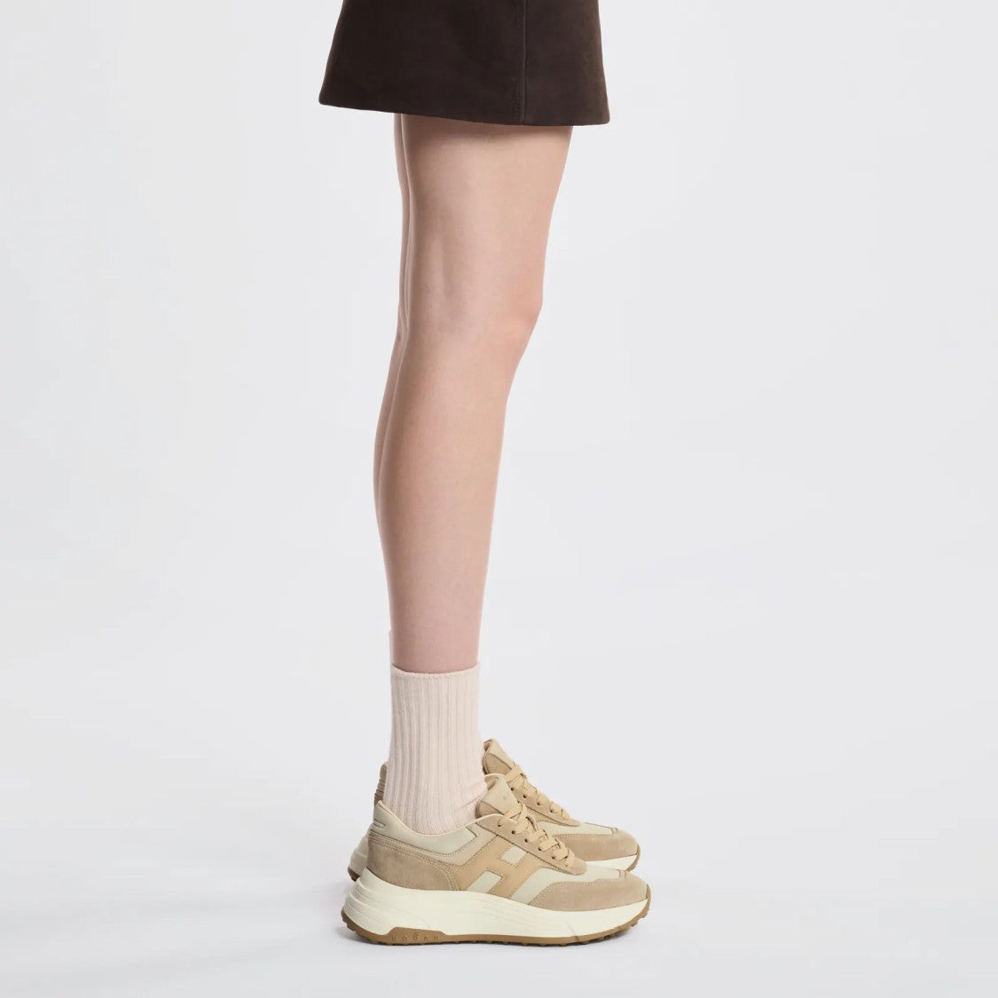Hogan Classic Lace-Up Sneakers With Sole