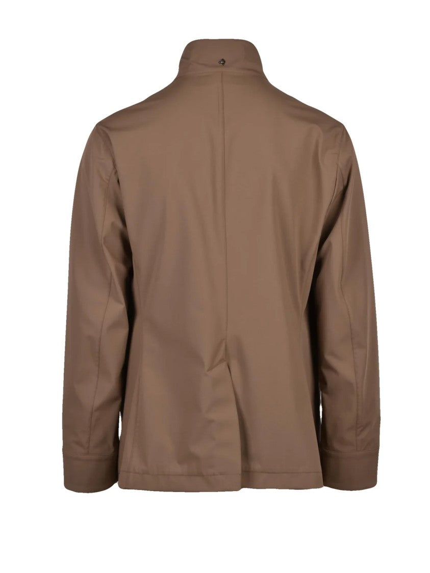 Montecore Pikot Stretch Overcoat - Brown