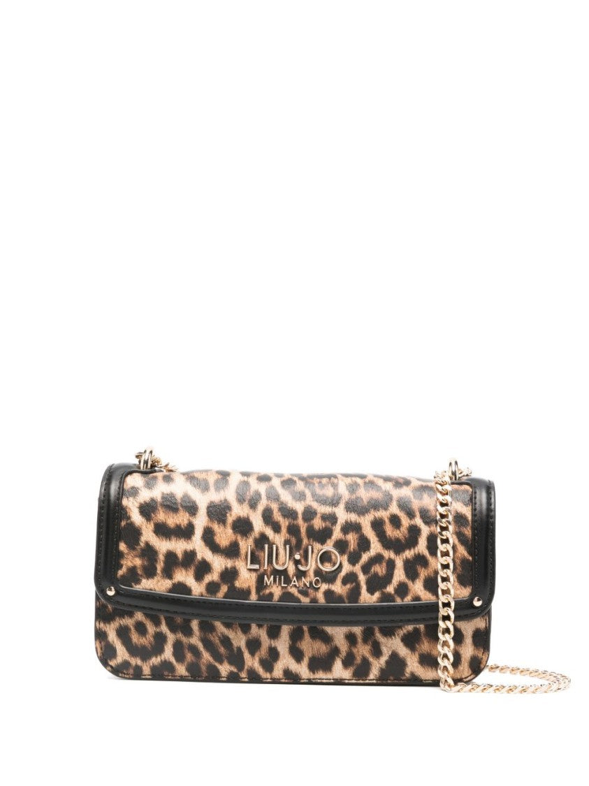 Liu Jo Multicolour Leopard Print Shoulder Bag